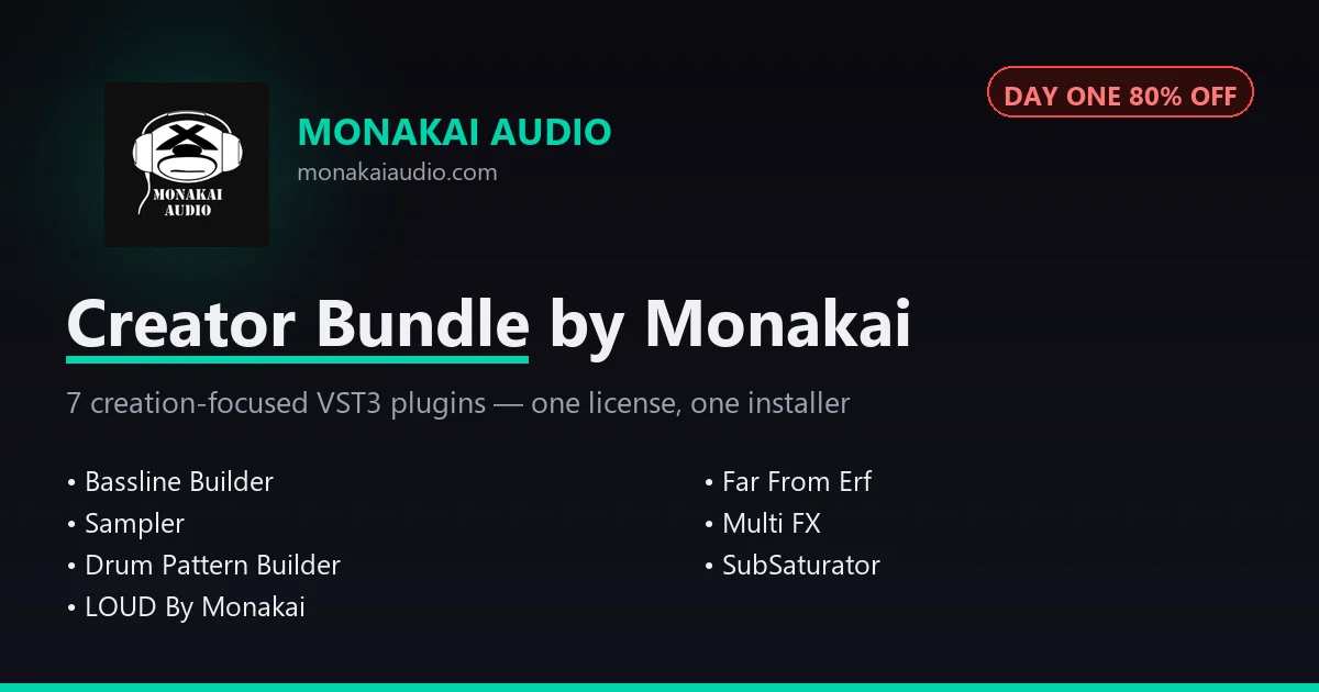Creator Bundle by Monakai VST3 plugin interface for Windows