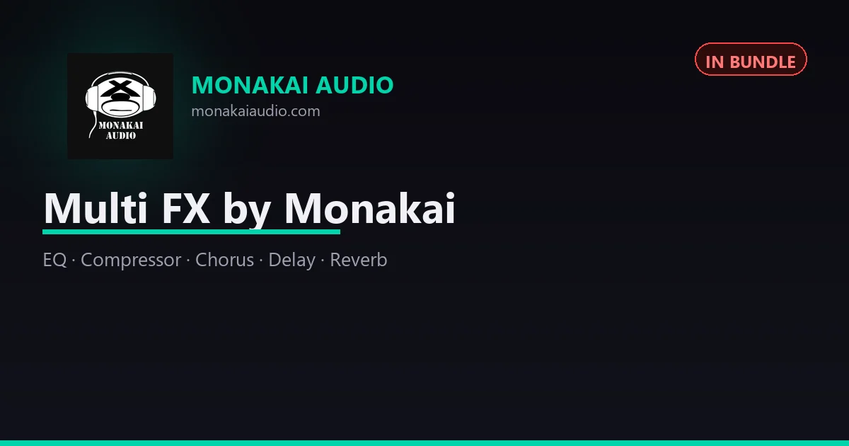 Multi FX by Monakai VST3 plugin interface for Windows