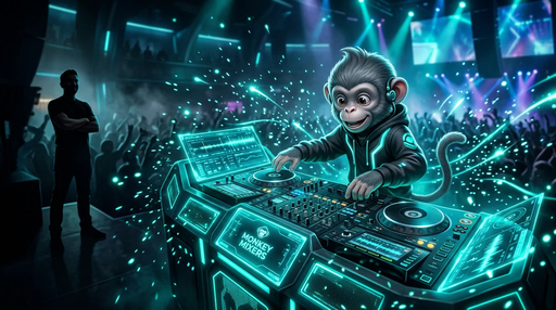 Kai in the DJ booth